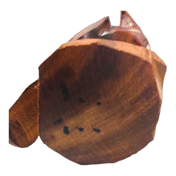 Ironwood Hand Carved Vintage Eagle Approx 4.5" tall x 2.5" w - Picture 7 of 9